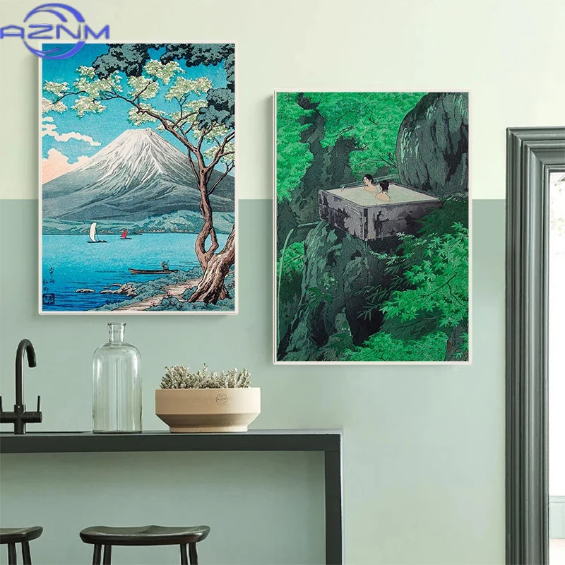 AZNM Retro Ukiyo-e Traditional - Japanese Lifestyle And Traditions ulasan dan harga
