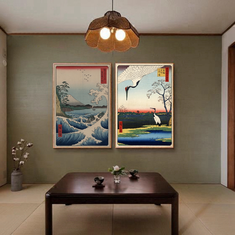 Japanese Prints Wall Art Canva - Japanese Lifestyle And Traditions ulasan dan harga