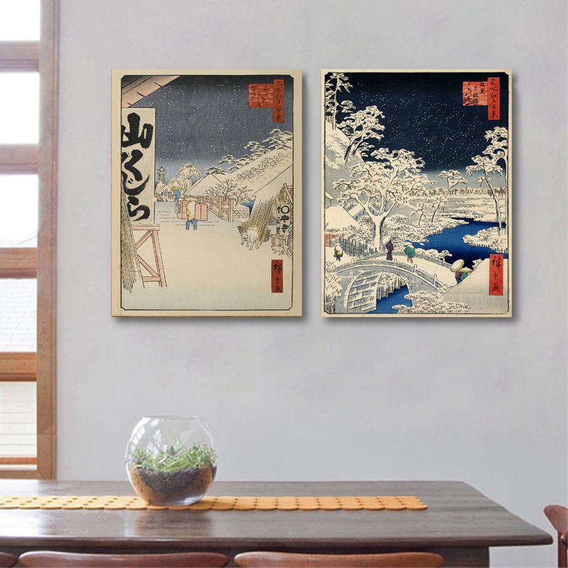 Japanese Prints Wall Art Canva - Japanese Lifestyle And Traditions ulasan dan harga
